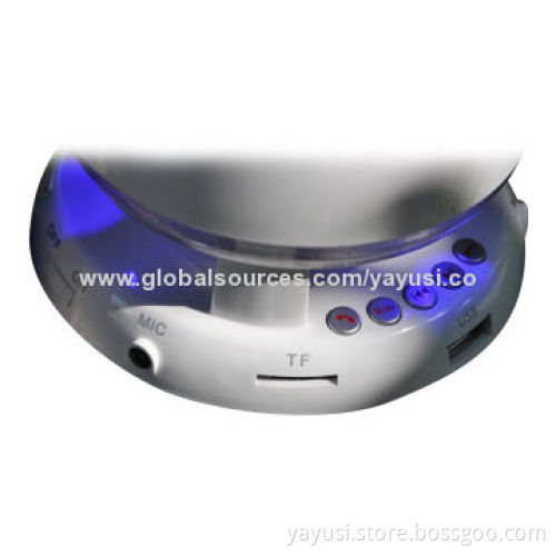 Mini Portable Bluetooth Speakers, Bullet Shape with Lighting While Play